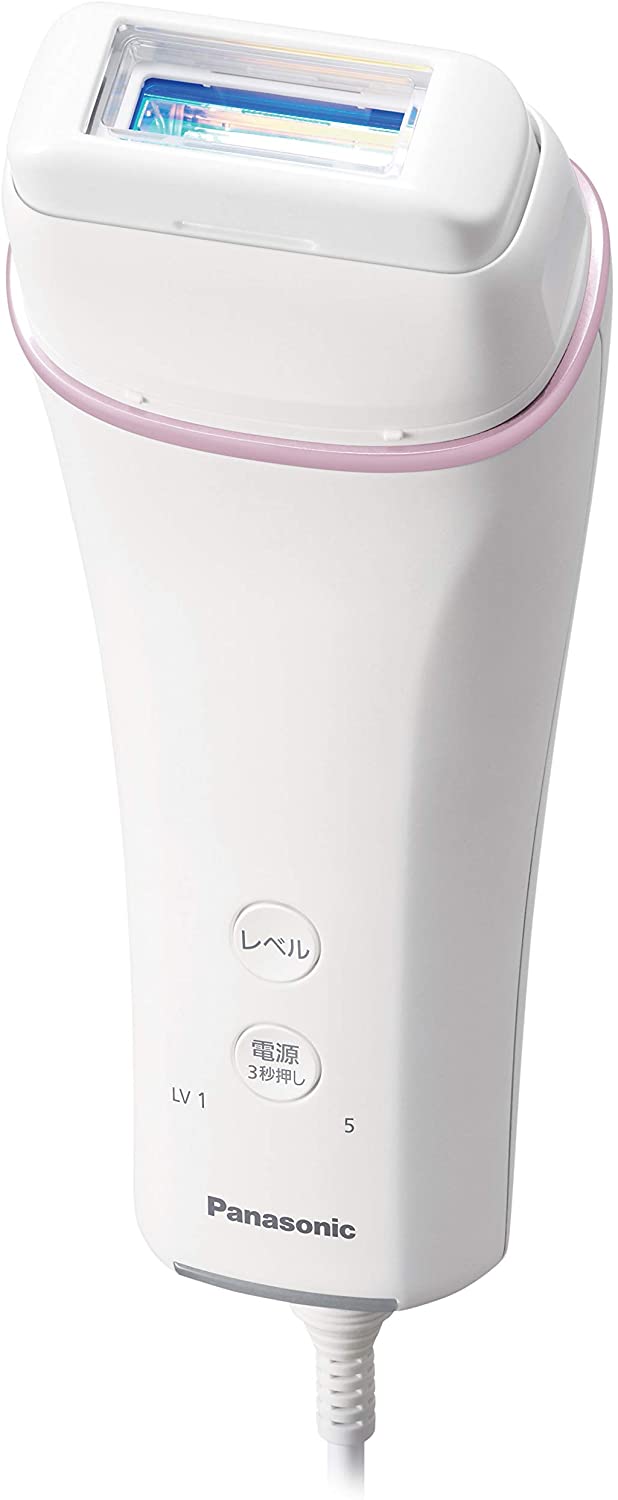 パナソニック 光美容器 光エステ ボディ&フェイス用 コンパクトタイプ ピンク調 ES-WH76-P